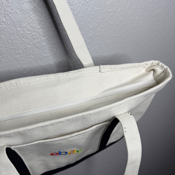 New‎ Never Used Ebay Open 2024 Huge Canvas Tote Bag - Picture 7 of 8